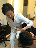施術中